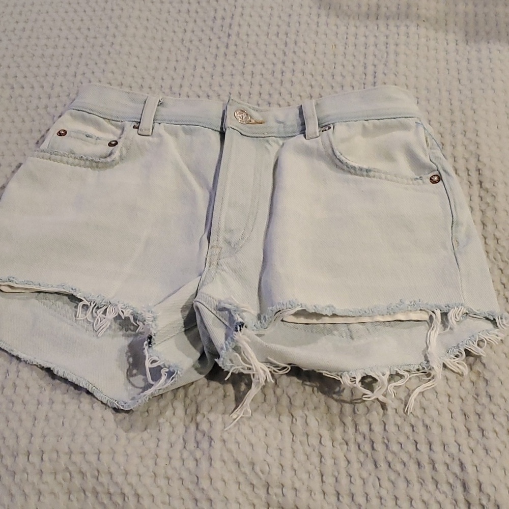 We the free denim shorts size 25 (#11)